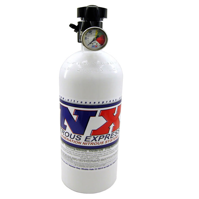 15Lb Bottle W/ Lightning 500 Valve (6.89 Dia. X 26.69 Tall) With Gauge
